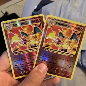 pokémon cards charzard snorlax pikachu